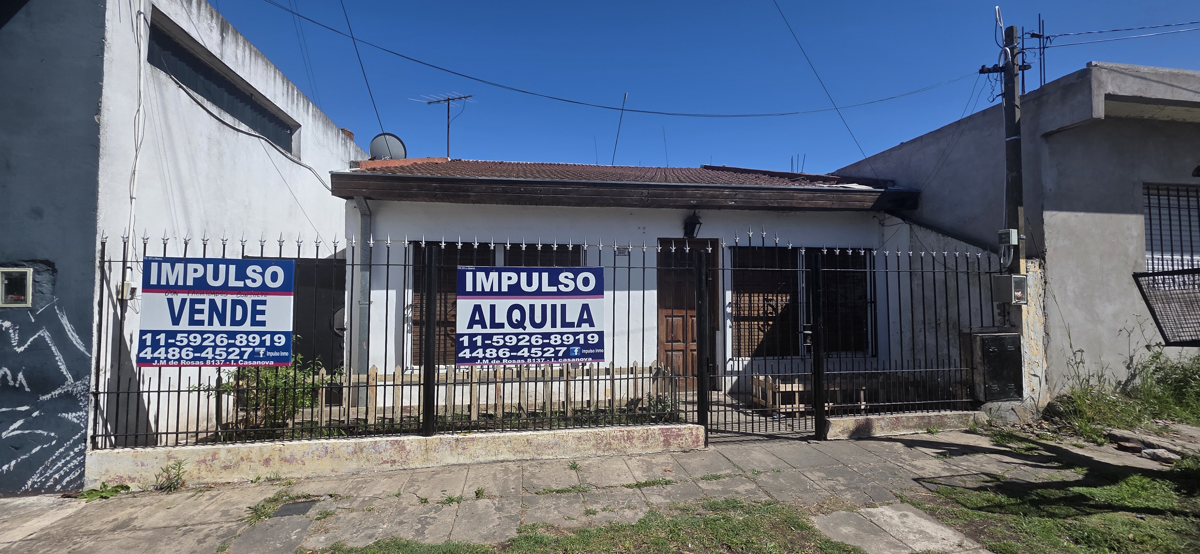 Chalet con 3 locales de losa